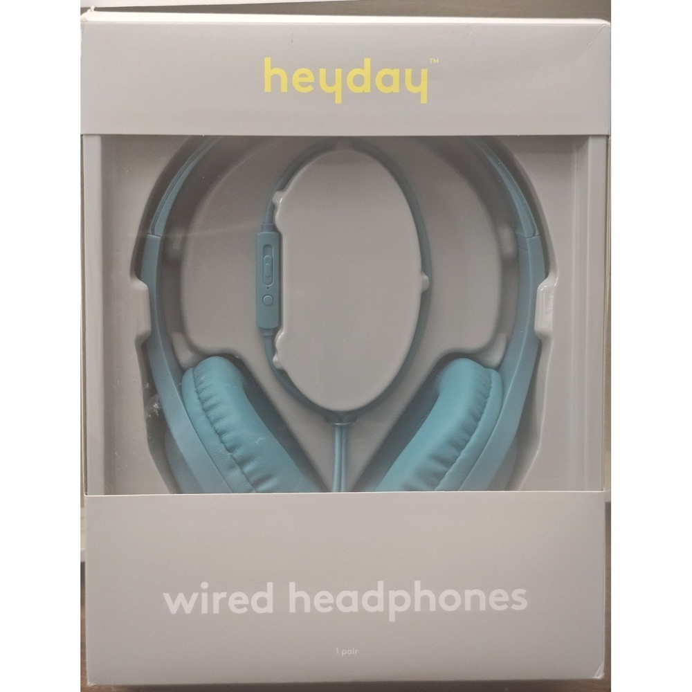 heyday™ Wired On-Ear Headphones‎ - Teal - New